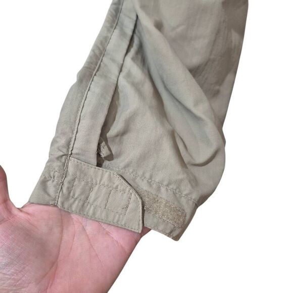 REI Women's Tan Nylon Convertible Cargo Pants - Picture 4 of 12